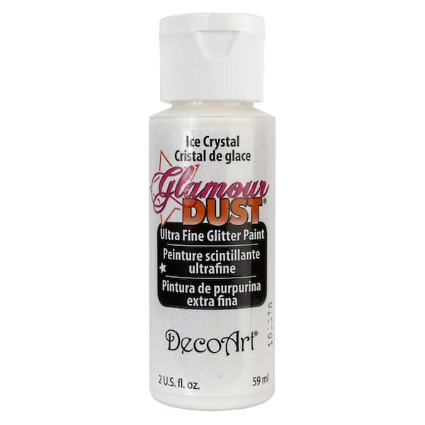 DecoArt Glamour Dust 2 oz. Ice Crystal Glitter Paint
