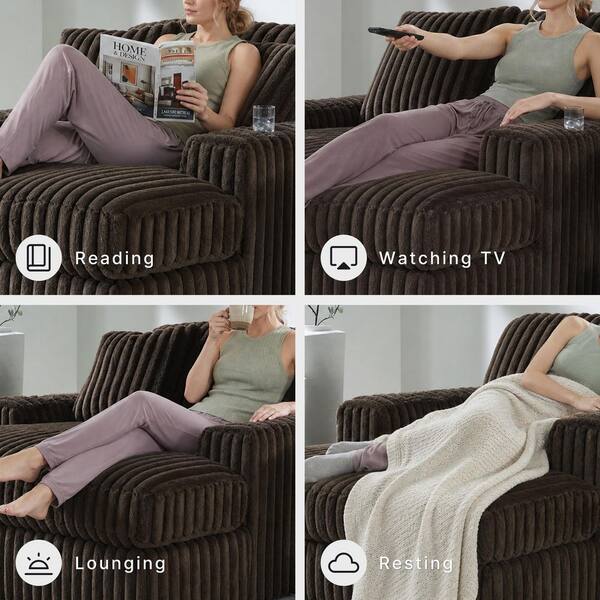 Signature DESIGN BY ASHLEY Midnight-Madness Dark Brown Polyester