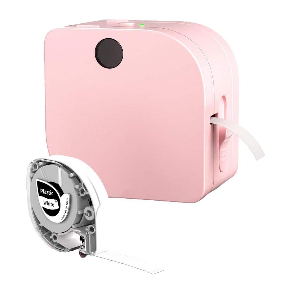 Portable Bluetooth Label Maker Machine with Tape Mini Thermal Printer Multiple Templates Pink for Home Office Organizing price history on PriceWatchPro