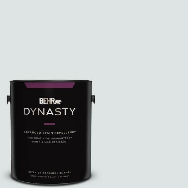 BEHR DYNASTY 1 gal. #MQ3-27 Etched Glass One-Coat Hide Eggshell Enamel Interior Stain-Blocking Paint & Primer