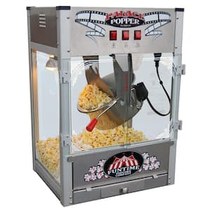FunTime FT860CR 8oz Premium Red/Gold Popcorn Popper Machine Maker Cart -  funtimepopcorn