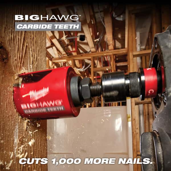 Milwaukee BIG HAWG Carbide Hole Saw Kit (22-Piece) 49-56-9290-49