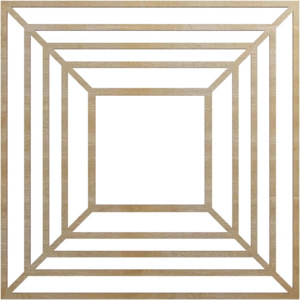 Ekena Millwork 0.25 in. x 8.125 in. x 22 in. Wood Medallion Moulding