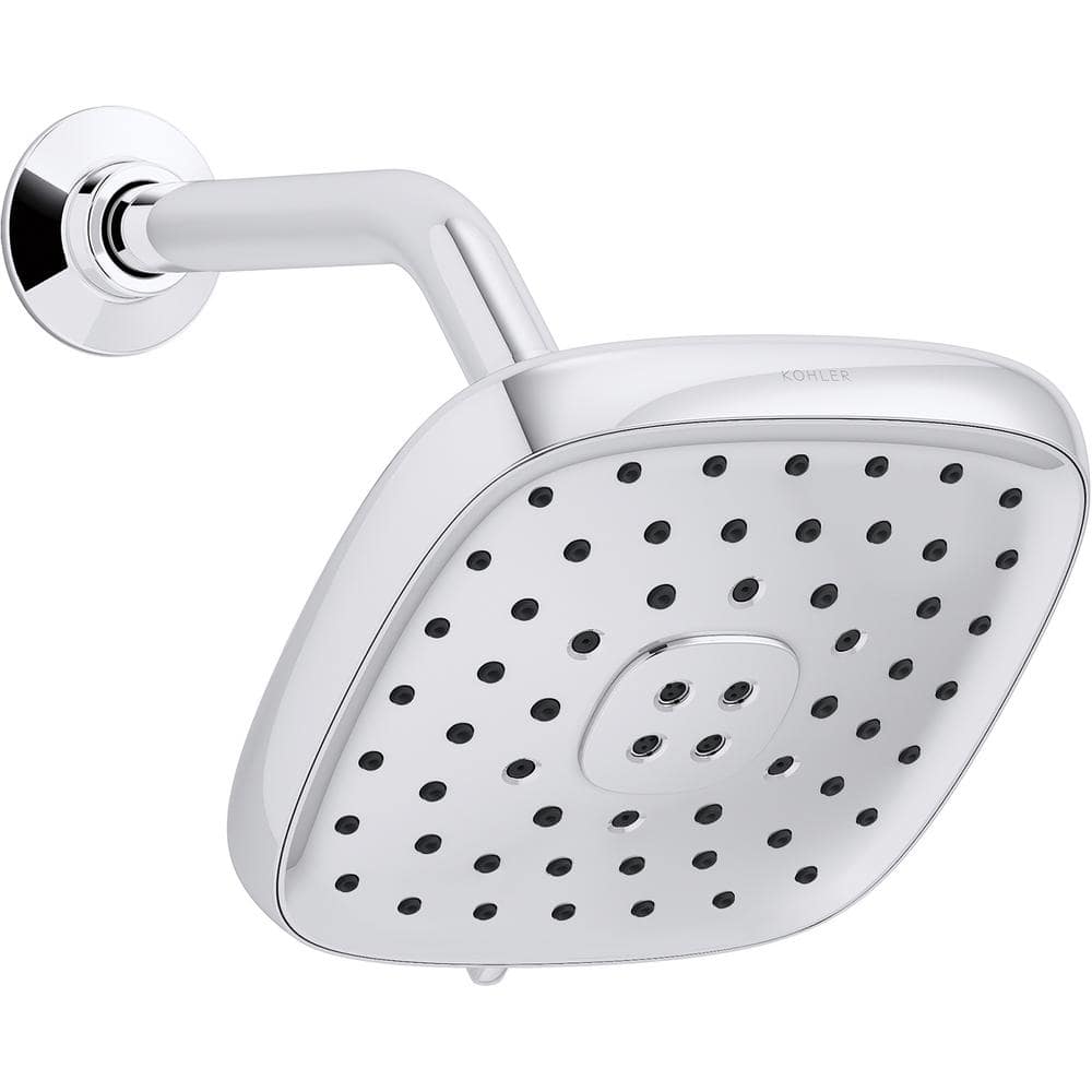 KOHLER Fordra 3Spray Patterns 6.817 in. Wall Mount Fixed Shower Head