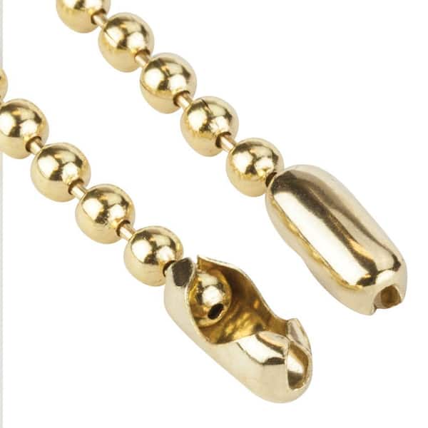 Everbilt #36 Brass Plated Chain Connectors 55584 - The Home Depot