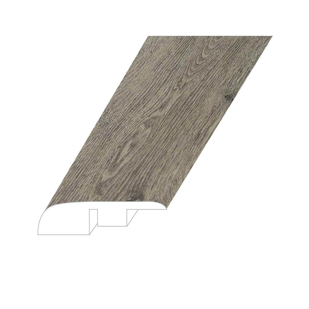 Burnished Fossil Vinyl Wood-Look Water Resistant End Cap Molding