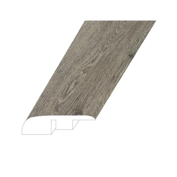 Romulus Burnished Fossil 0.59 in. T x 1.38 in. W x 94.49 in. L Vinyl End Cap Molding