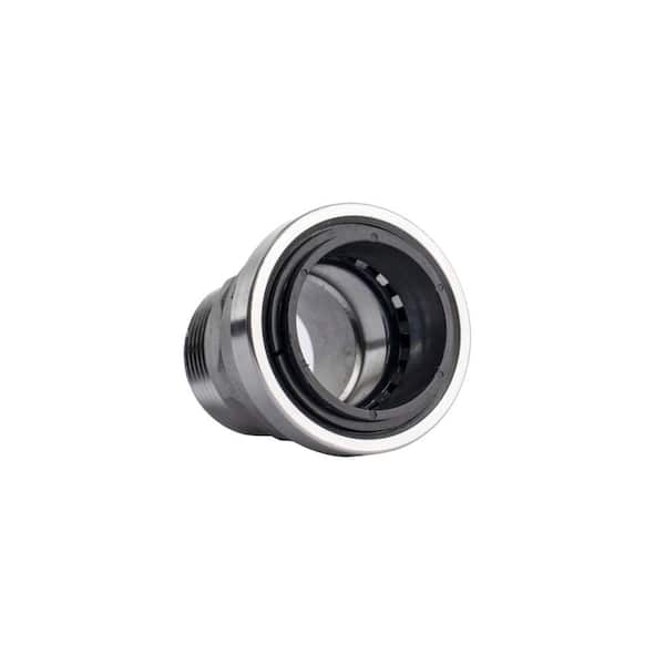 QUICKFITTING 1 in. Stainless Steel Push-to-Connect x MNPT (Male Thread) Adapter Fitting
