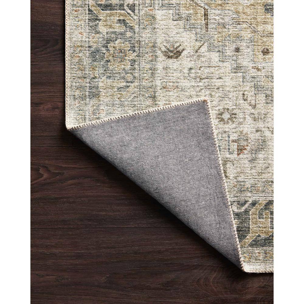 Gray Oriental Synthetic Runner Rug 2'-6" x 7'-6"