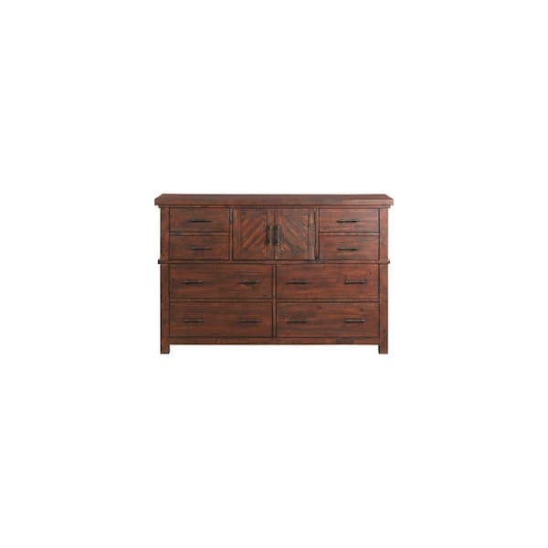 Dex Walnut 8 Drawer Dresser Jx600dr, Hemnes 8 Drawer Dresser Medium Brown Room Essentialstm