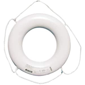 24 in. U.S.C.G. Approved JBX-Series Life Ring in White