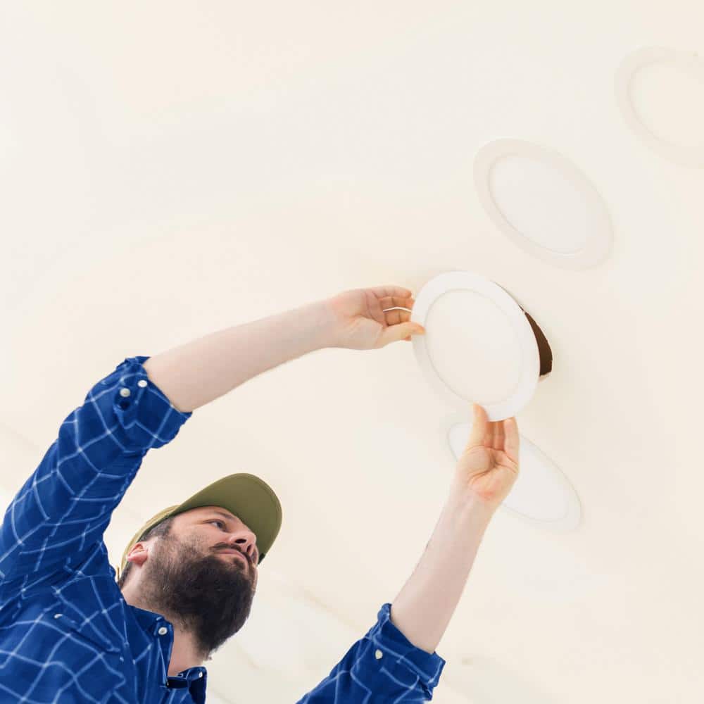 White Round Dimmable LED Recessed Ceiling Light