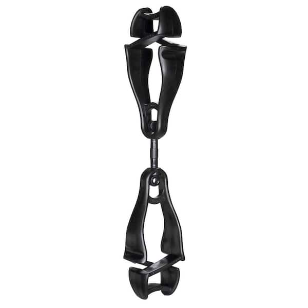 Ergodyne Squids 3420 Black Swiveling Glove Clip Holder Dual Clips