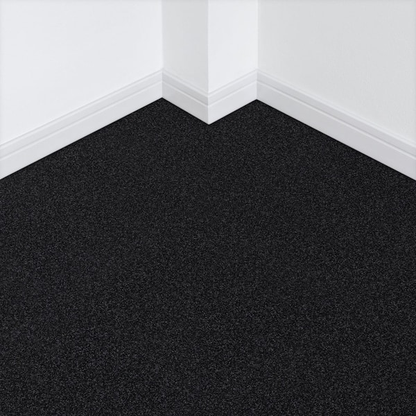 Asheville Rib Black Residential 18 in. x 18 in. Peel and Stick