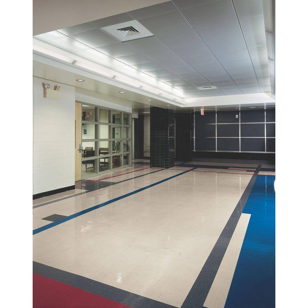 Charcoal Gray 12x12 Water Resistant Vinyl Floor Tile
