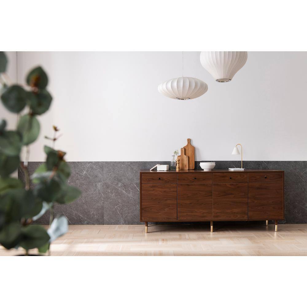 Pietra Dark Gray Peel and Stick Faux Marble Wall Panels