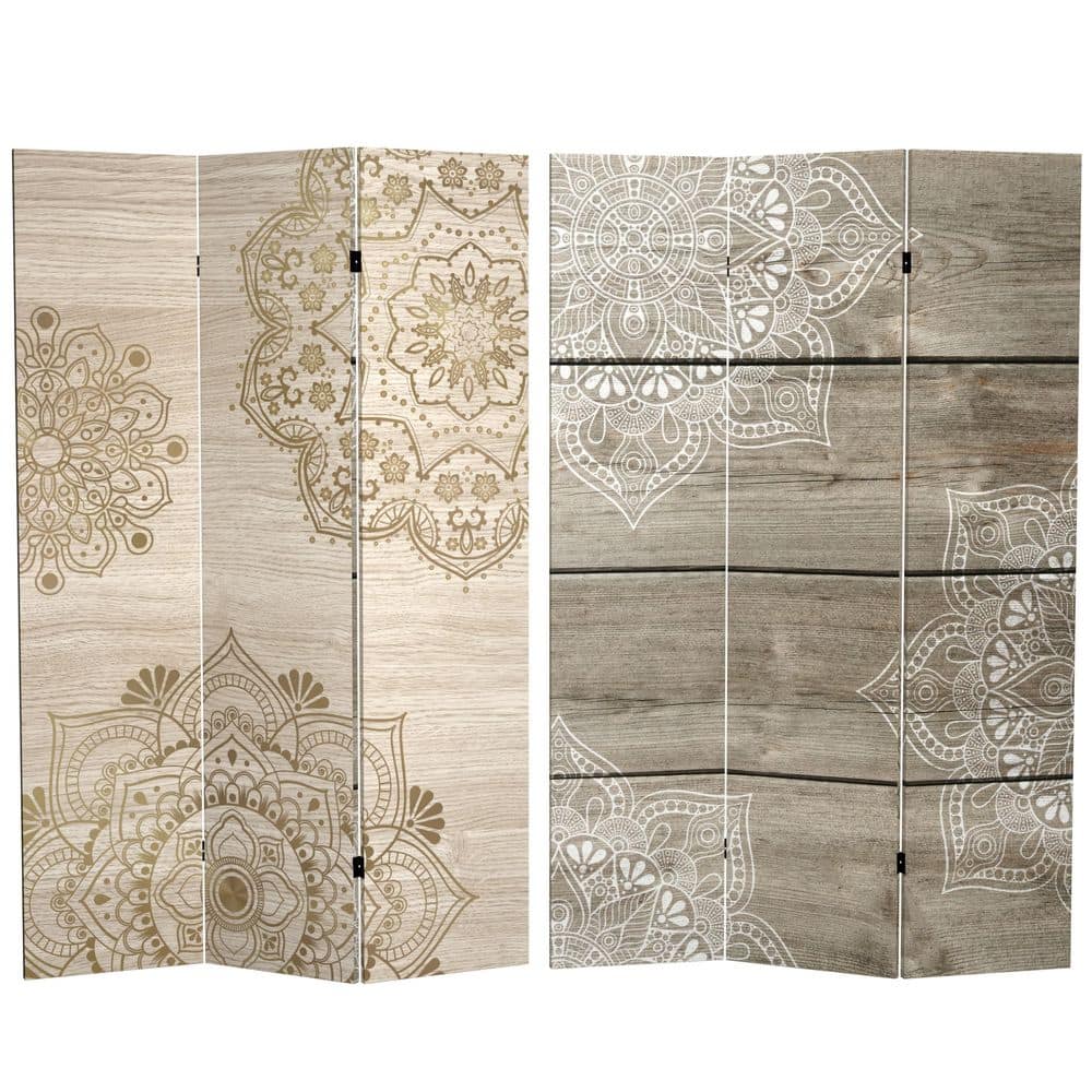 Mandala on Oak 6 ft. Printed 3-Panel Room Divider price history on PriceWatchPro