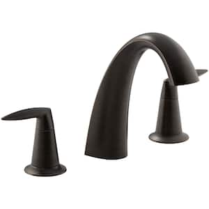 Alteo 8 in. 2-Handle High Arc Bathroom Faucet Trim Kit in Oil-Rubbed Bronze (Valve Not Included)