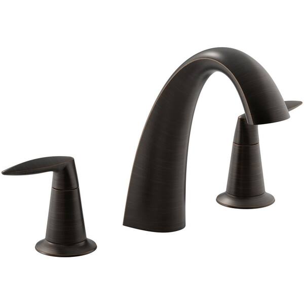 KOHLER Alteo 8 in. 2-Handle High Arc Bathroom Faucet Trim Kit in Oil ...