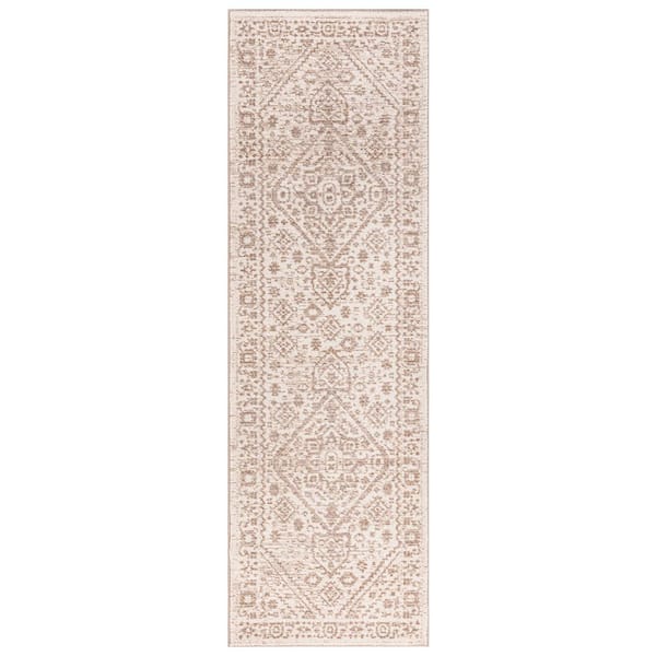Concord Global Trading Mystic Medallion Ivory 2 ft. x 7 ft. Traditional Runner Rug
