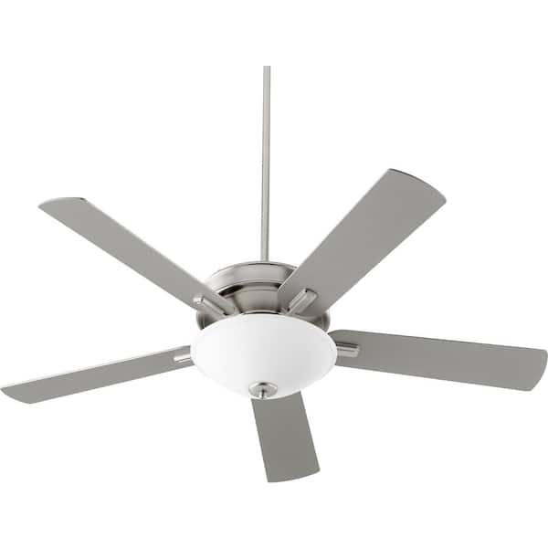 Quorum INTERNATIONAL Premier 52 in. Indoor Satin Nickel Ceiling Fan