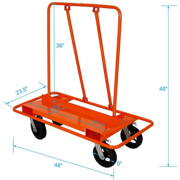 Tatayosi Heavy Duty panel service cart 2400lbs load capacity with 8