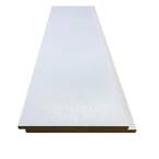 0.591 in. x 6.000 in. x 12 ft. Primed MDF Shiplap Siding 1612PMDFSL ...