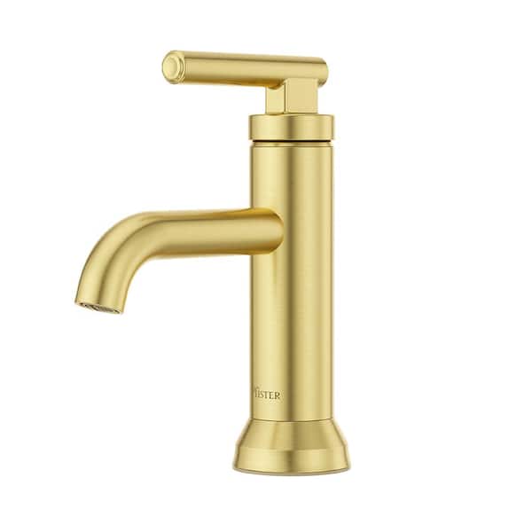 Pfister Capistrano Single Handle Single Hole Bathroom Faucet in Brushed Gold