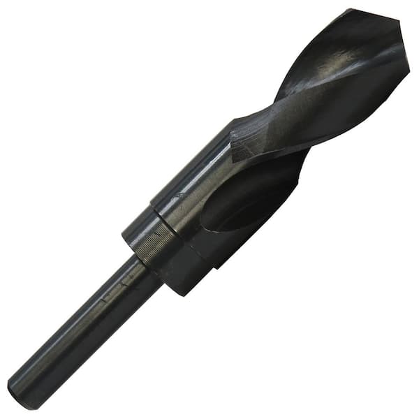 Drill America 1-23/64 in. High Speed Steel Black Oxide Reduced Shank Drill Bit with 1/2 in. Shank