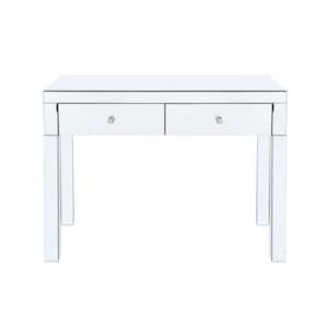 Clarisse Wide Mirrored Vanity Table (31.5 in. H x 39.4 in. W x 15.7 in. L)