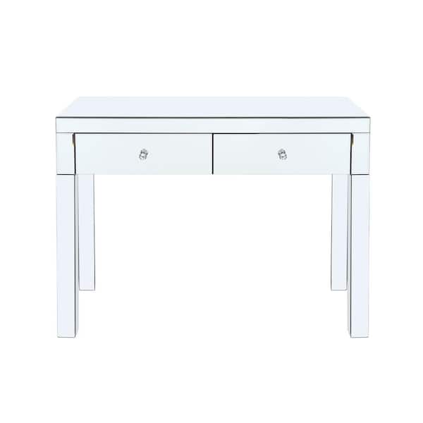 Utopia 4niture Clarisse Wide Mirrored Vanity Table (31.5 in. H x 39.4 in. W x 15.7 in. L)