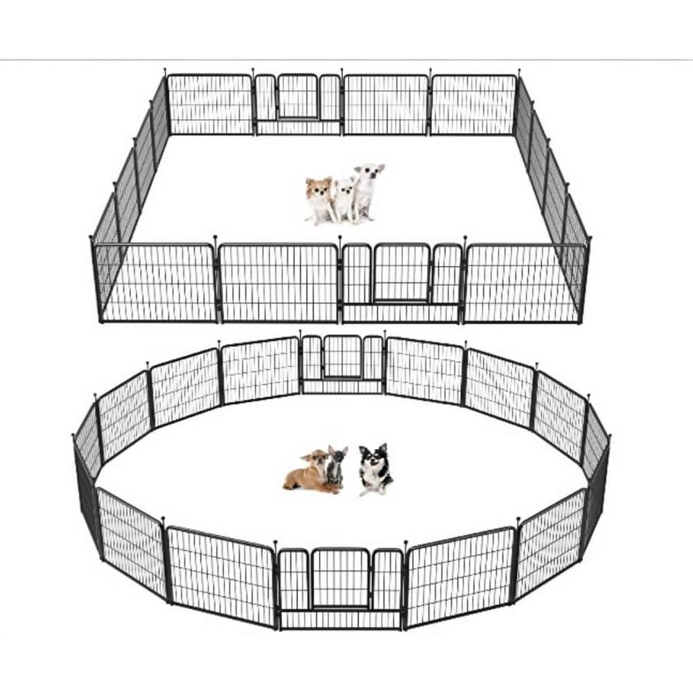 Around 0.0007-Acre Metal Wireless Big Coverage Area Pet Fence Playpen for  Dogs