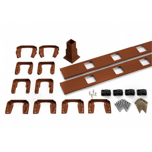 Trex Transcend 67.5 in. Composite Fire Pit Horizontal Square Baluster Accessory Kit