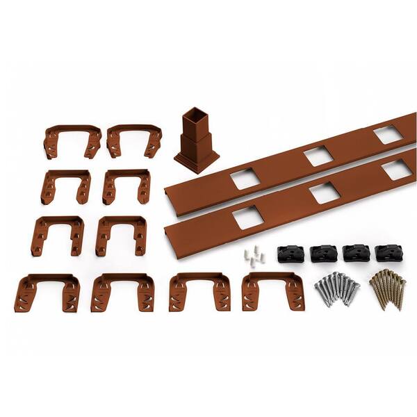 Trex Transcend 91.5 in. Composite Fire Pit Horizontal Square Baluster Accessory Kit
