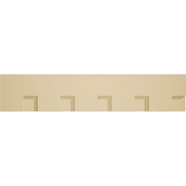 Ekena Millwork 1 in. D x 9 in. W x 45 in. L Primed Polyurethane Panel Moulding