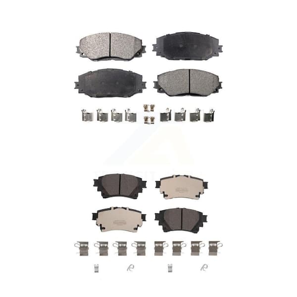 TEC Front Rear Ceramic Brake Pad Kit For 2019 Toyota Corolla 1.8L With Electric Parking KTC-100662