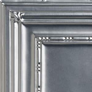 Take Home Sample - Eyelet Lacquered Steel 1 ft. x 1 ft. Decorative Tin Style Lay-in Ceiling Tile (1 sq. ft./case)