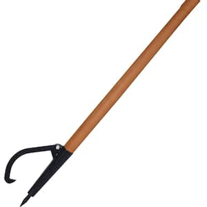 Log Peavey 49 in. Wood Logging Tool, Log Roller Tool Logging Cant Hook Wooden Handle