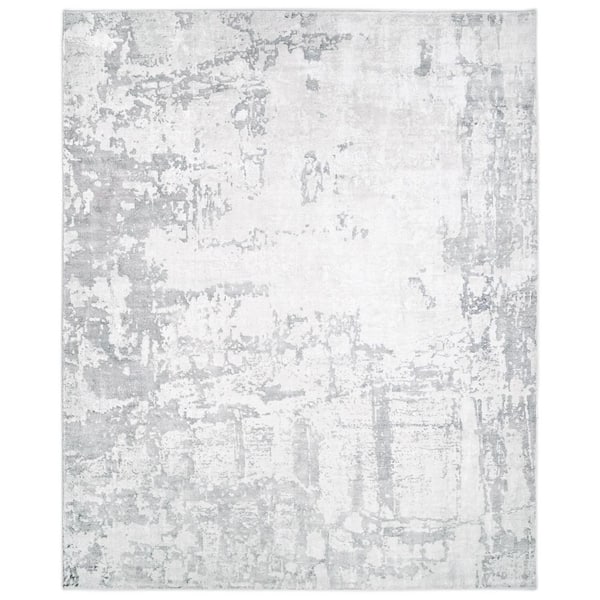 Blush Handmade Contemporary Gray 5 ft. x 8 ft. Area Rug