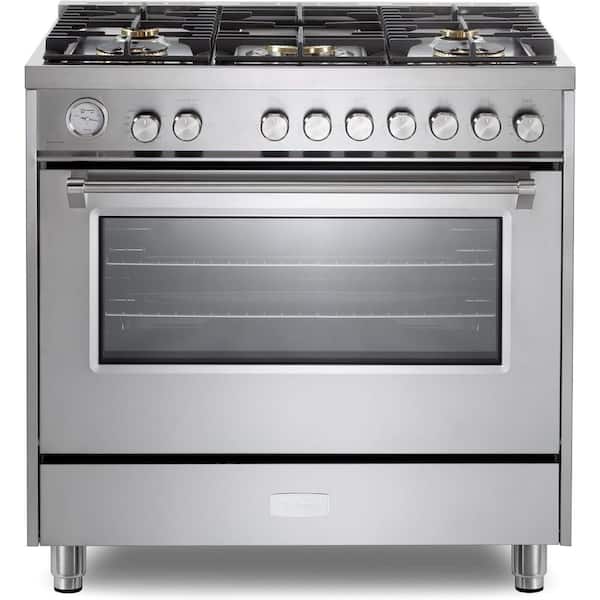 Ultima Collection Series 36 Freestanding Single Oven Gas Range in Stainless Steel