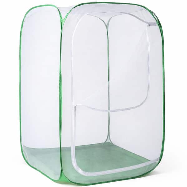 24 in x 24 in x 36 in Outdoor Mesh Plant Enclosure Bird Pest
