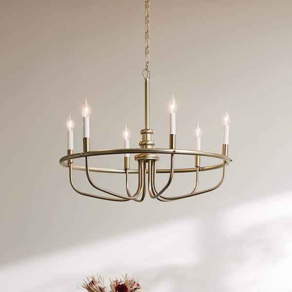 Kichler Franciscan Bronze 6+3 Light Chandelier 