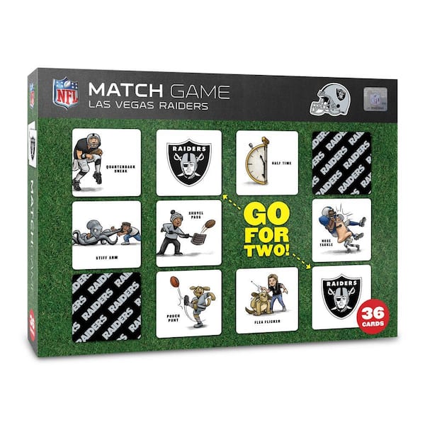 NFL Las Vegas Raiders Licensed Memory Match Game