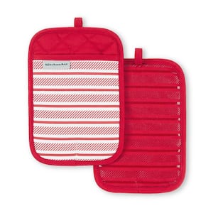 Albany Cotton Passion Red Pot Holder Set (2-Pack)