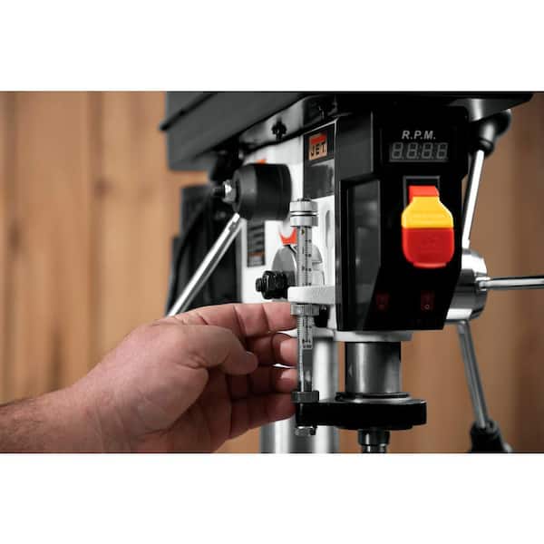 24-by-12-Inch Drill Press Table with an Adjustable Fence and Stop Block 