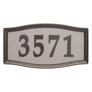 Everbilt 6 in. x 17 in. Natural Pine Address Plaque 31854 - The