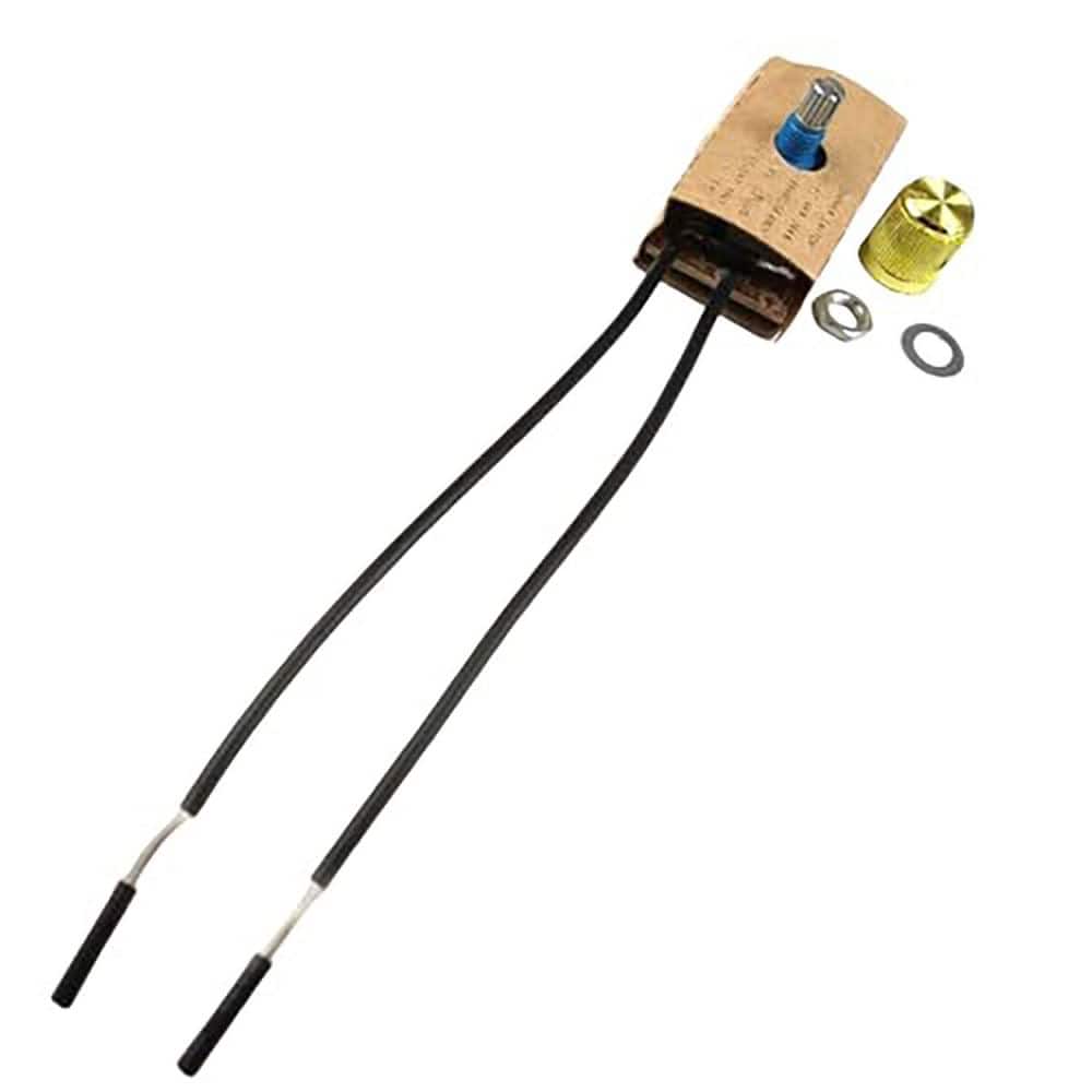 120-Volt Dimmer Switch Combo Kit Brass Inline Rotary Control for Table Floor Lamps Full Range (1-Pack) price history on PriceWatchPro