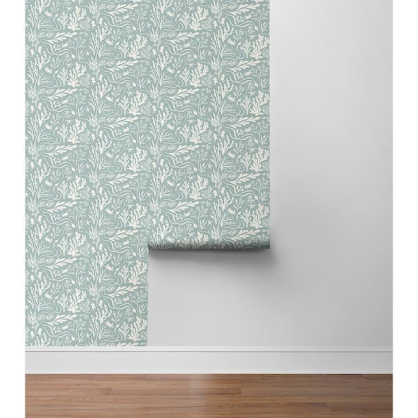 Tides Pool Vinyl Peel and Stick Wallpaper Roll (Covers 30.75 sq. ft.)