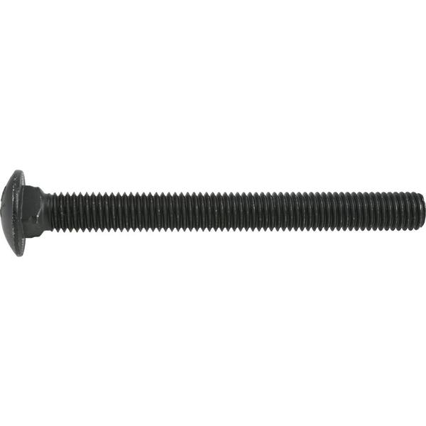 3/8 in.-16 x 8 in. Black Exterior Carriage Bolts (25-Pack