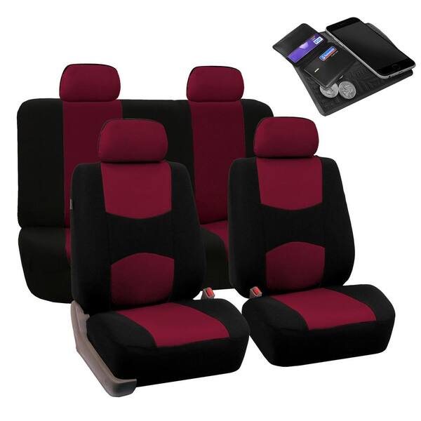 FH Group Flat Cloth 43 in. x 23 in. x 1 in. Full Set Seat Covers